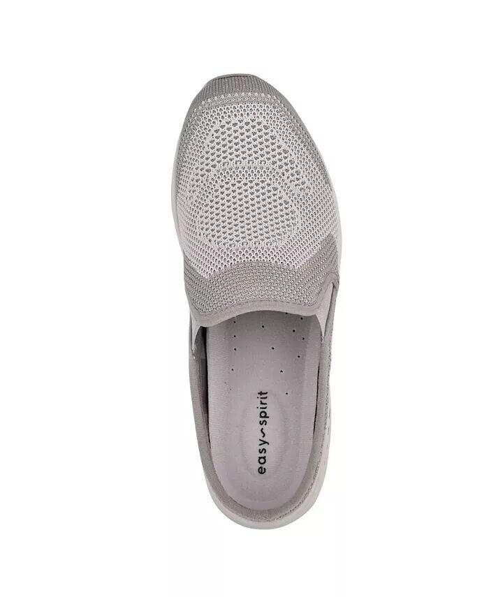 Женские повседневные плоские сабо Takeknit Slip-on Easy Spirit, серый — фото 4