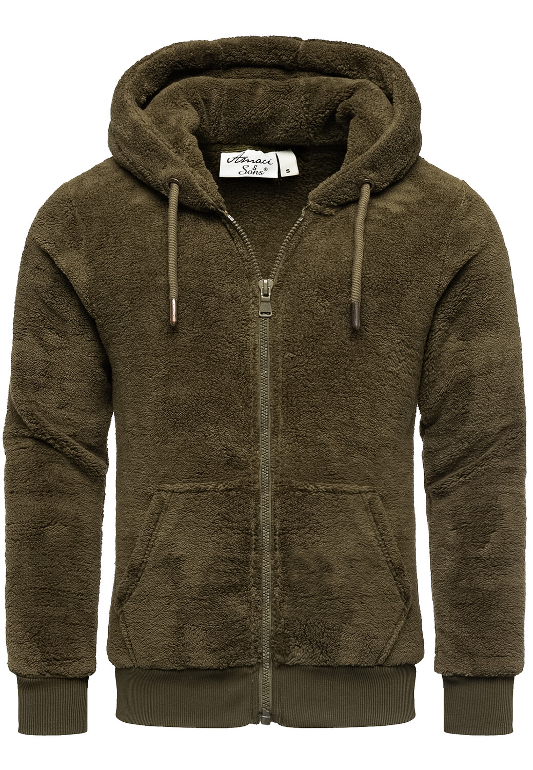 

Толстовка Amaci&Sons Teddyfell Jacke BERWYN, хаки
