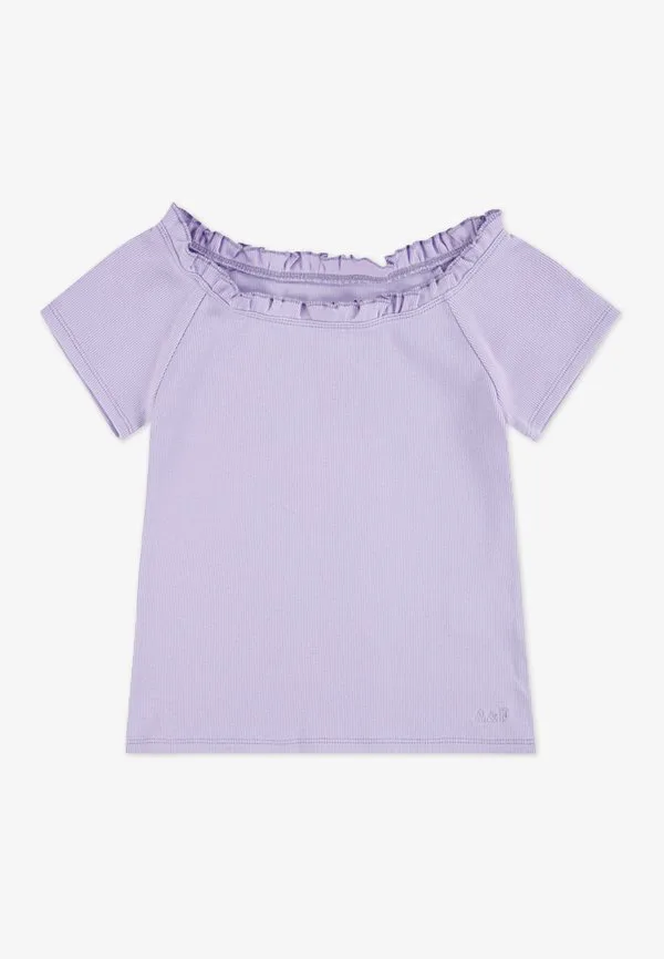 Футболка с принтом Abercrombie & Fitch, New Lavender