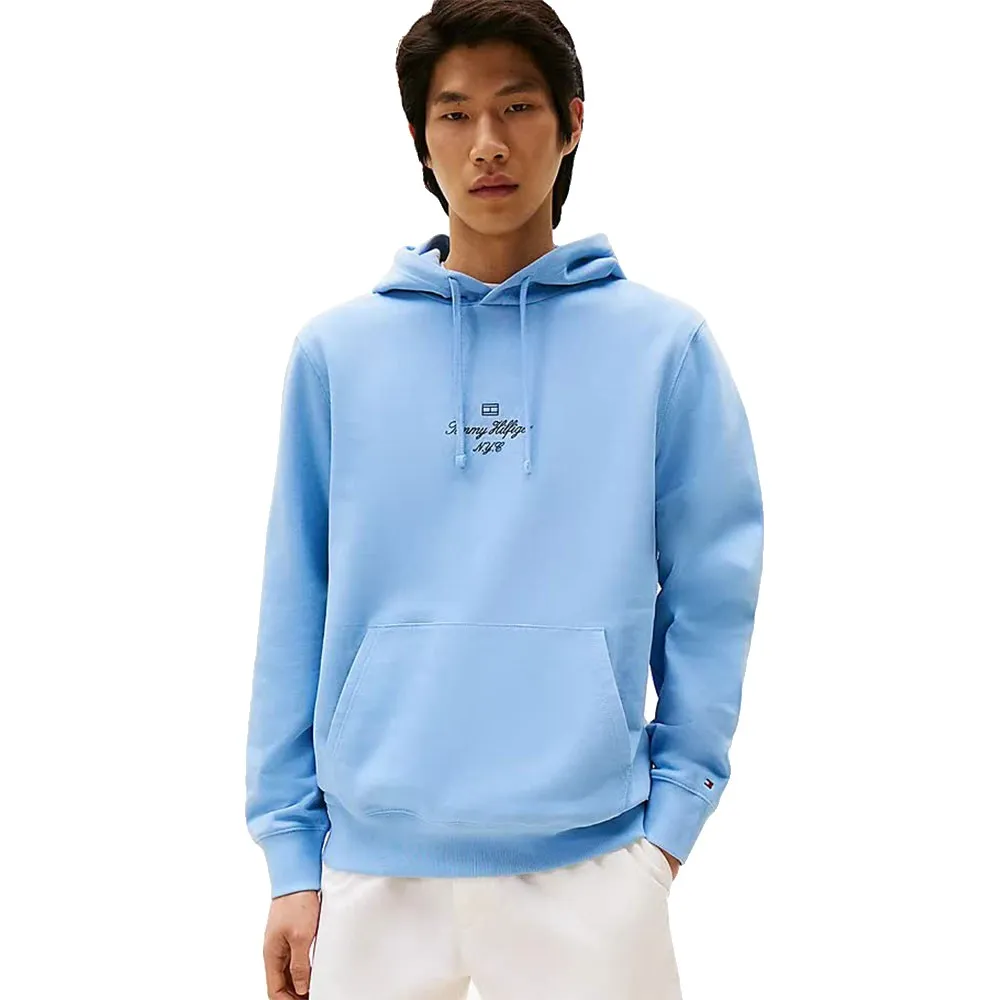 

Худи Tommy Hilfiger Outline Flag Script, синий