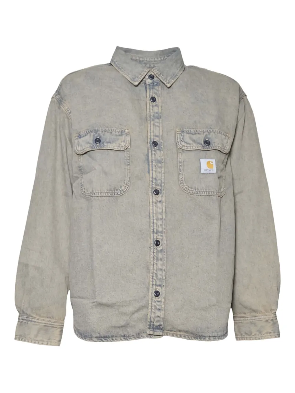 

Джинсовая рубашка с нашивкой-логотипом CARHARTT WIP, синий