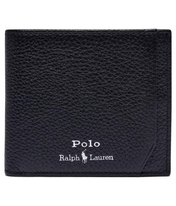 

Кожаный кошелек Polo Ralph Lauren, черный