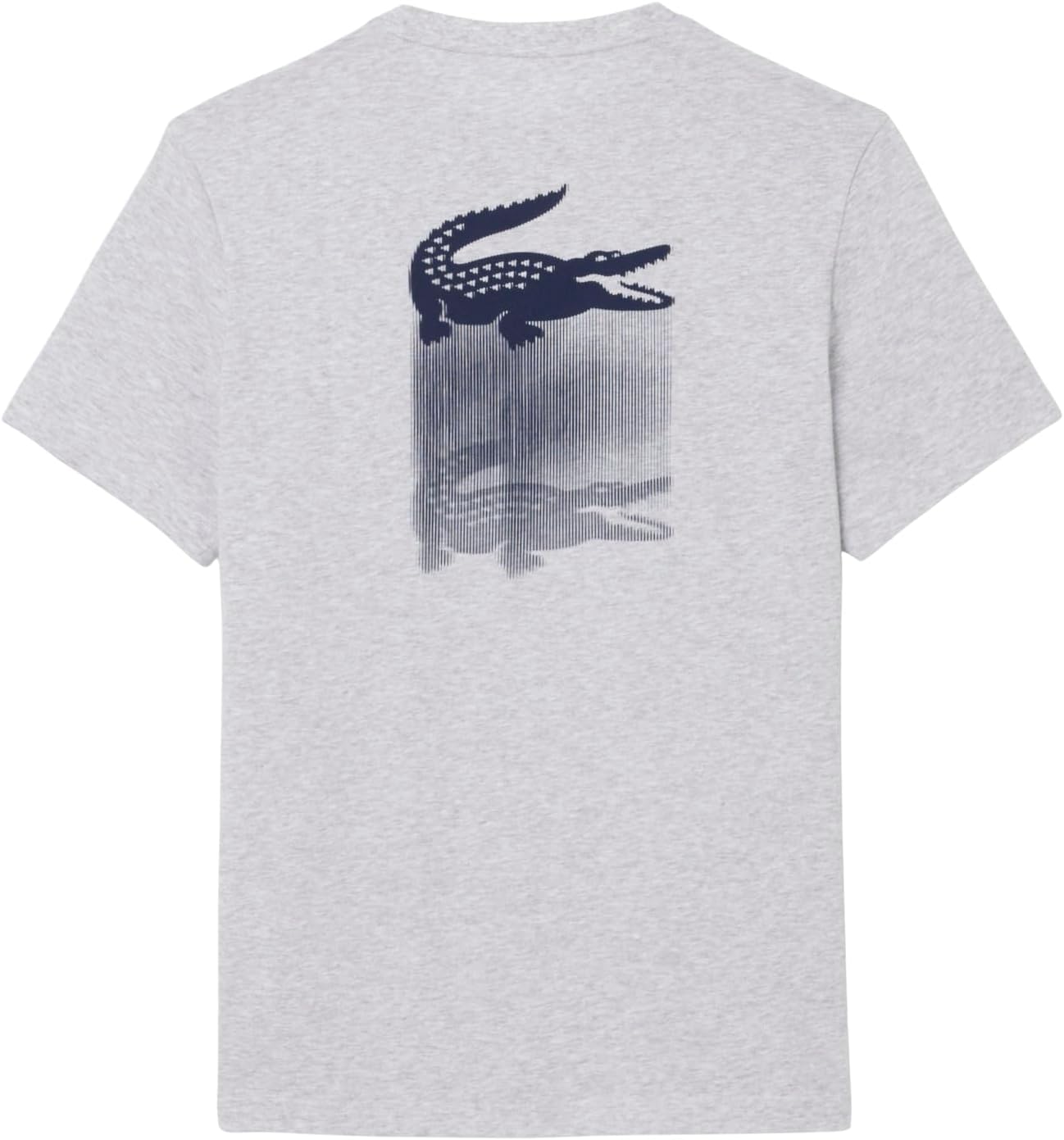 Футболка Lacoste Ultra-Dry, спортивная, Silver Chine — фото 3