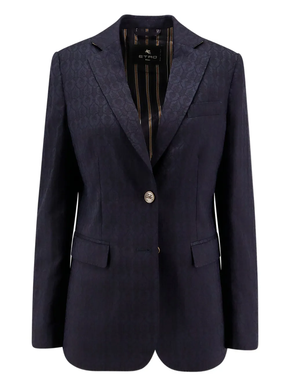 

Блейзер с узором пейсли ETRO, синий