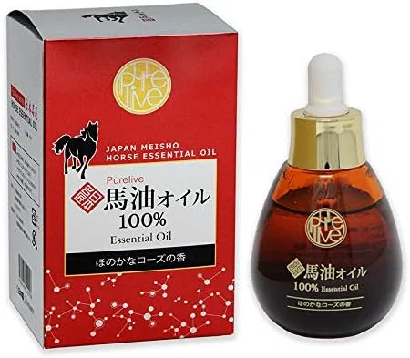 Масло для лица Japanese Master Horse Oil — Дневной -масло с розой, 40 мл