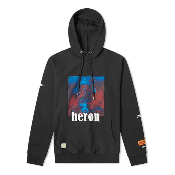 

Толстовка heron hoodie 'black' Heron Preston, черный