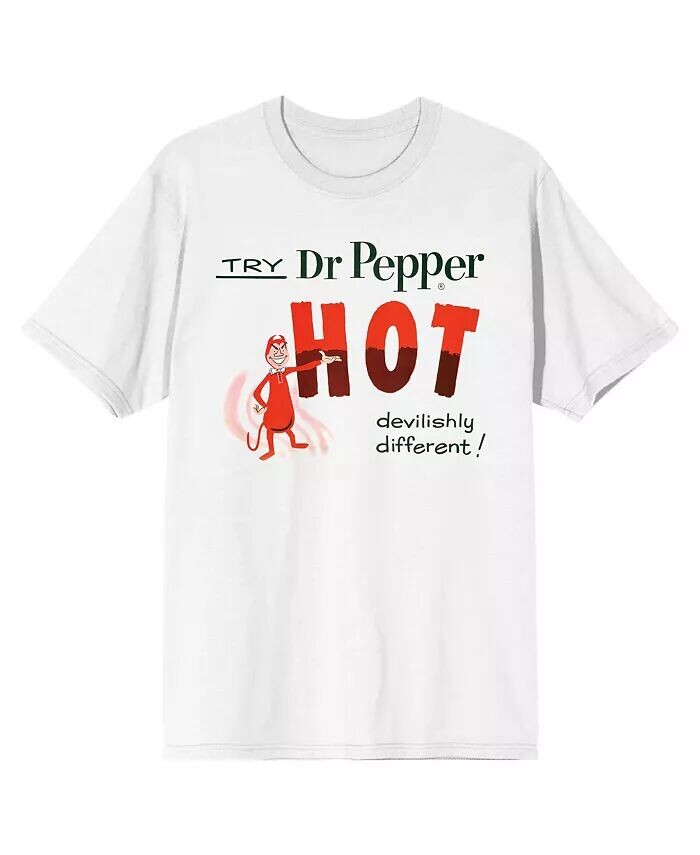 

Мужская белая футболка Dr Pepper Hot Soda Pop-3XL Yoo-hoo, белый
