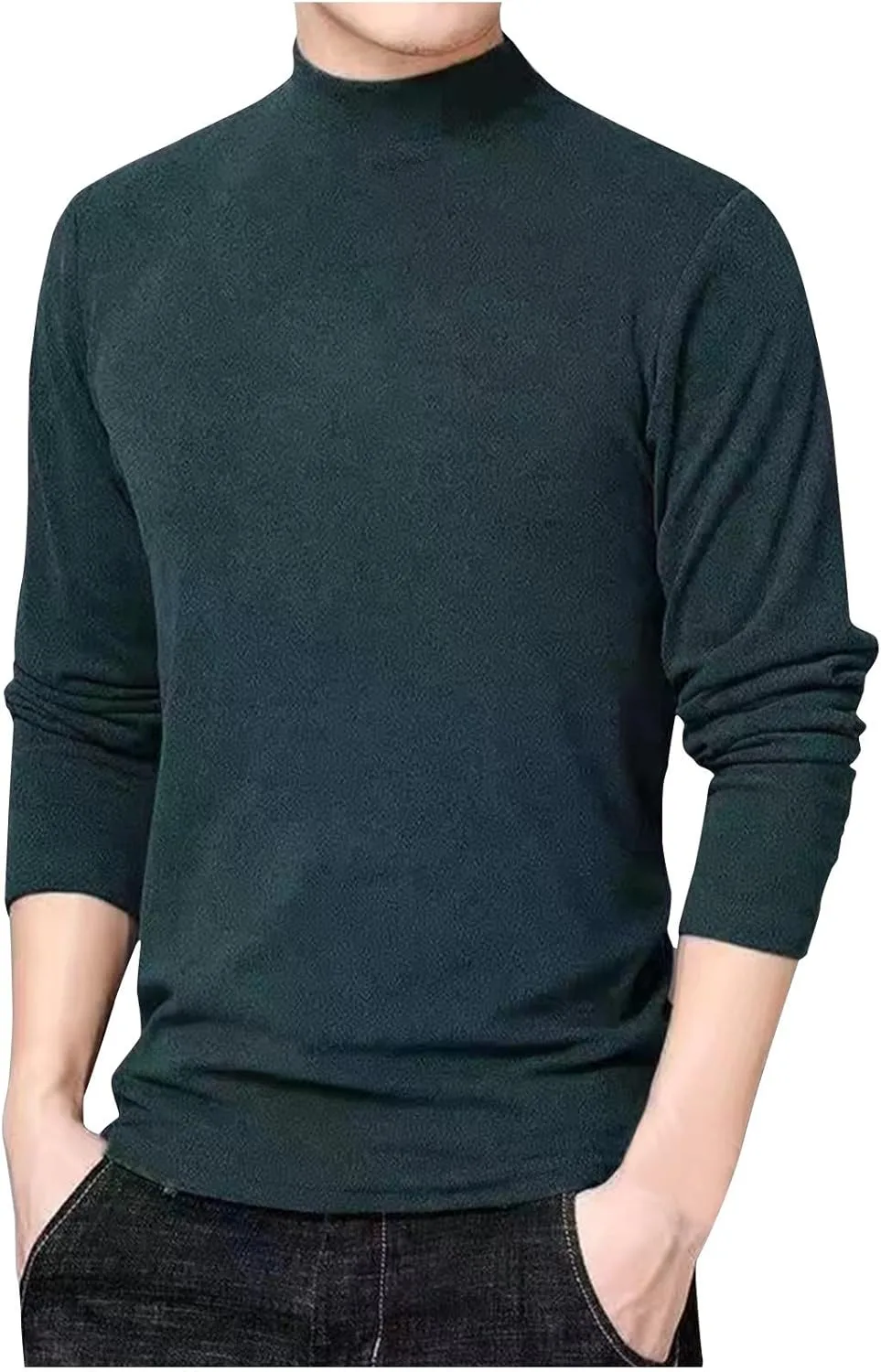 

Мужской водолазка с длинным рукавом Slim Fit