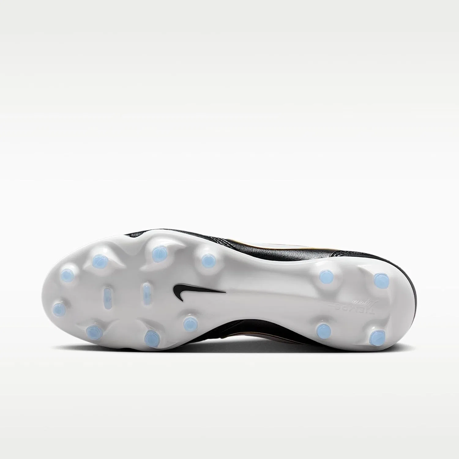 Мужские футбольные кроссовки Nike Tiempo Ligera Pro Fg, Black White — фото 2
