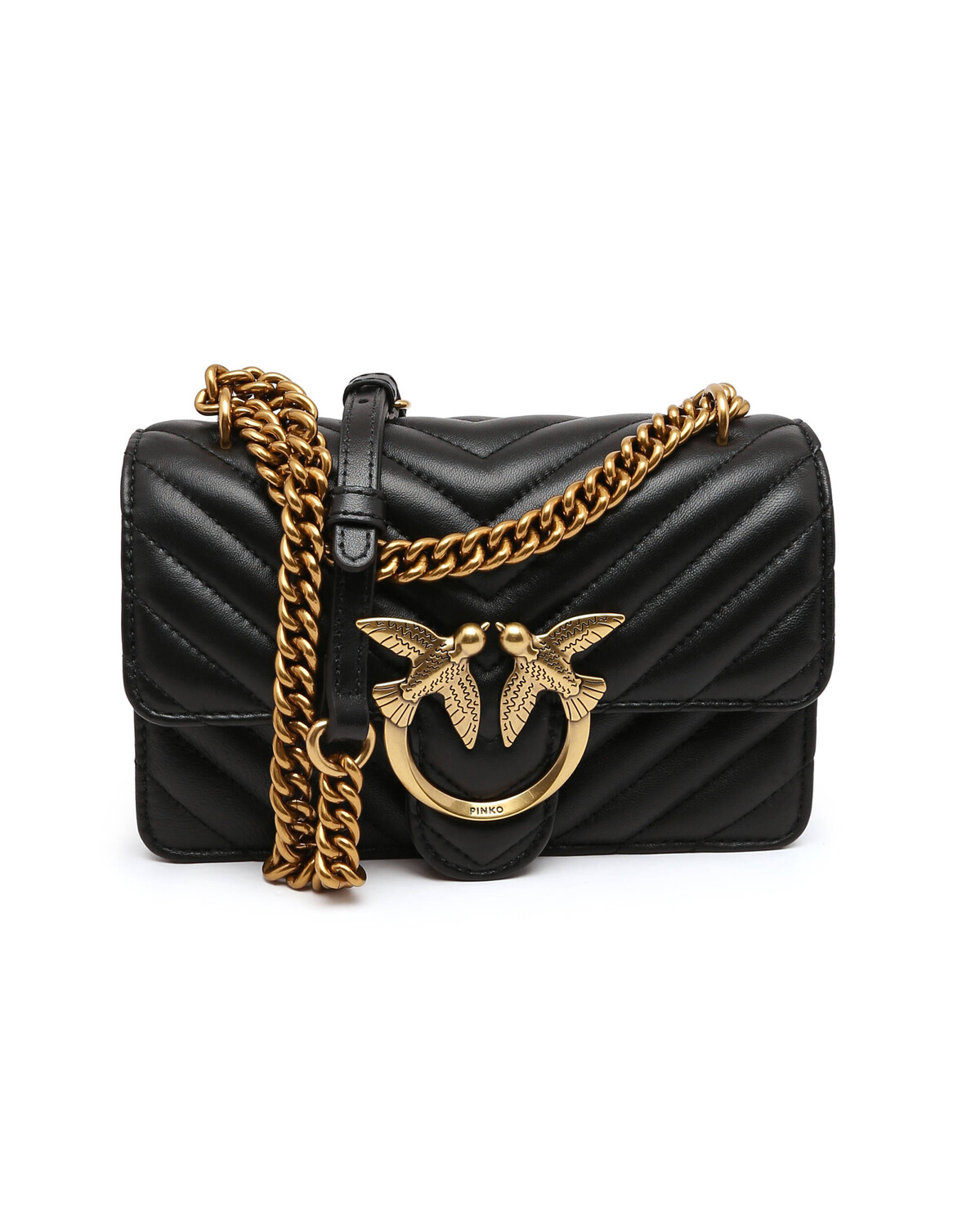 

Сумка через плечо Pinko Love One Mini Crossbody, черный