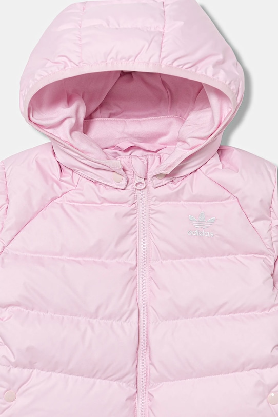Пуховик Adidas Originals Adicolor Kids, розовый — фото 3