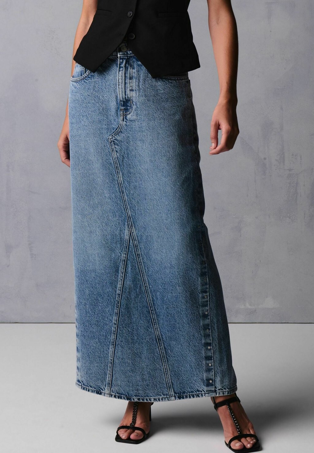

Юбка макси REGULAR FIT Next, синий