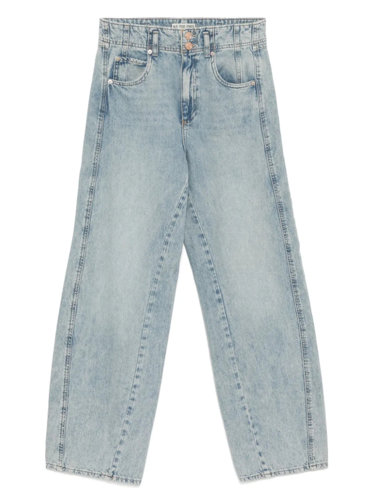 

Free People джинсы Aster прямого кроя, синий