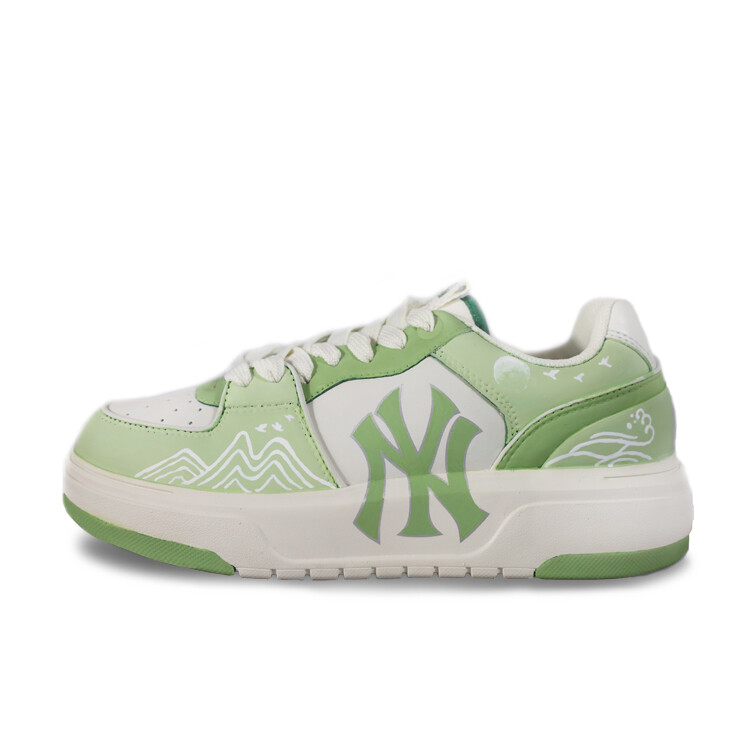 

Кроссовки MLB Chunky Liner Skateboarding Shoes Unisex Low-top Green, White, светло-зеленый