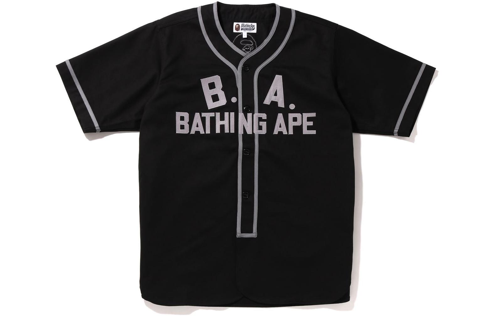 

Бейсбольная рубашка BAPE 2022 A Bathing Ape, черный