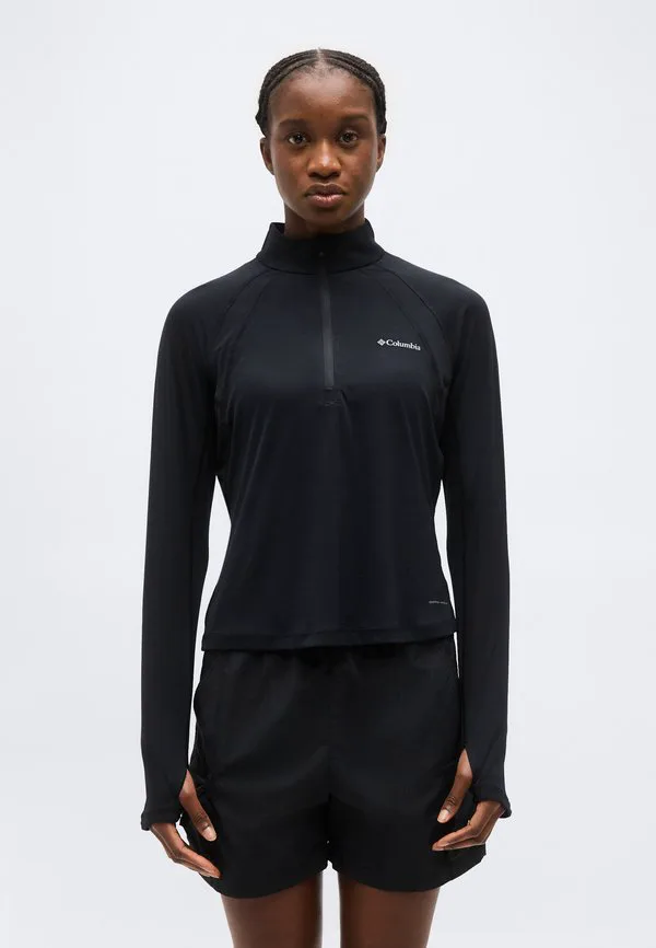 

Футболка stealth с половинной молнией и длинными рукавами Columbia, Black, Черный, Футболка stealth с половинной молнией и длинными рукавами Columbia, Black