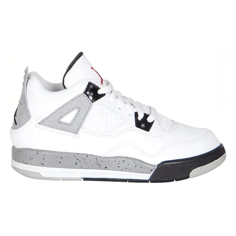 Jordan 4 Retro White Cement 2016 PS, серый/белый — фото 3