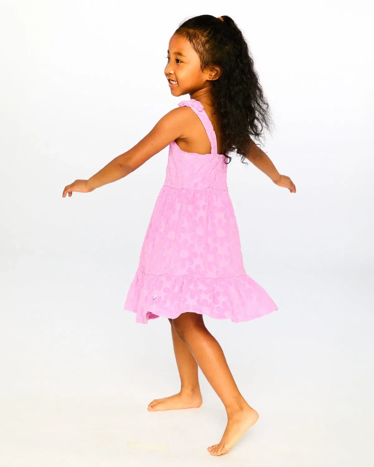 Deux par Deux Beach Cover-Up Dress Pink — фото 3