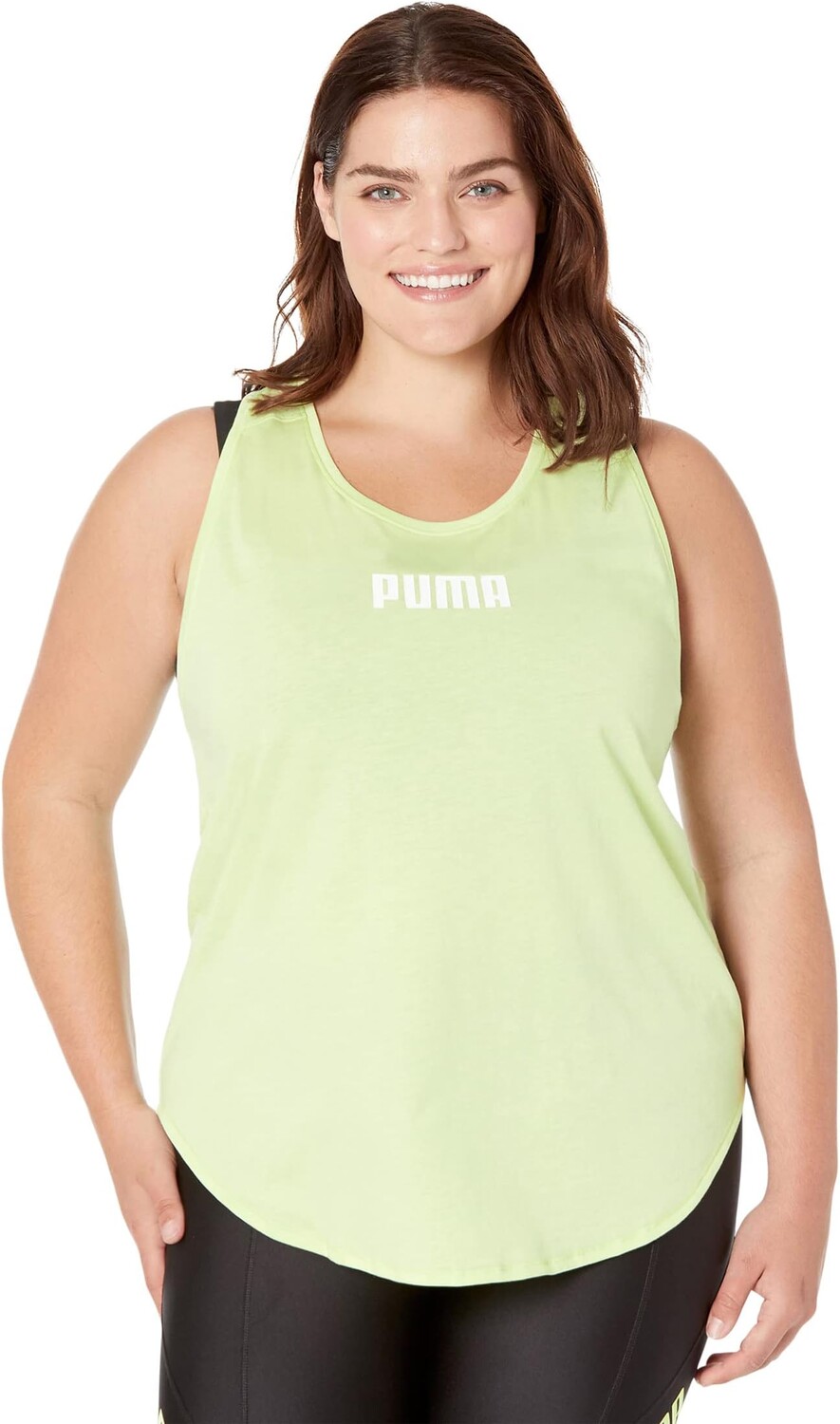 

Топ PUMA Plus Size Train Logo Tank, цвет Butterfly