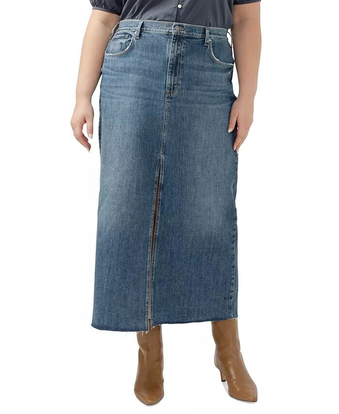 

Джинсовая юбка больших размеров Silver Jeans Co., синий