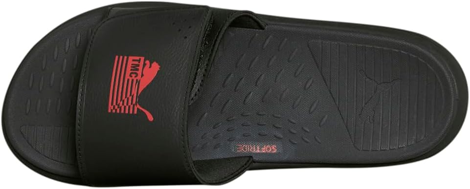 Мужские сандалии PUMA Nipsey Hussle X Softride The Marathon Continues Slide Повседневные - Красные — фото 4