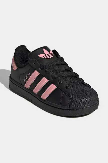 Кроссовки детские Superstar II Adidas Originals, черный — фото 2