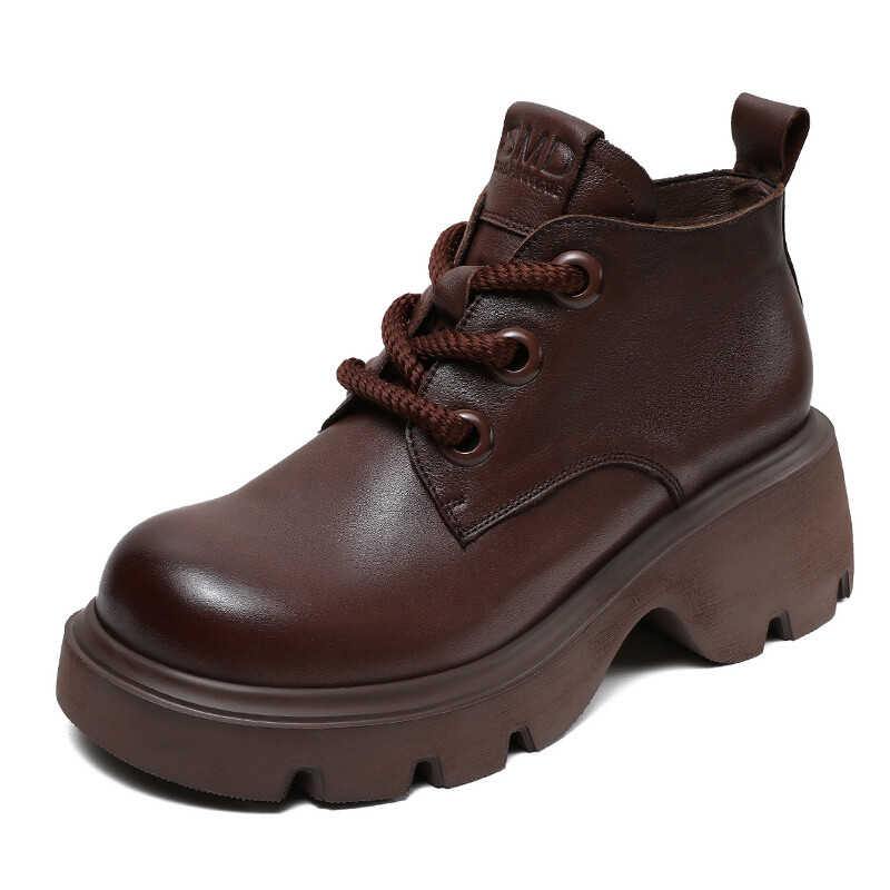 

Ботинки Martin Boot женские Baibianzhiheren, темно-коричневый