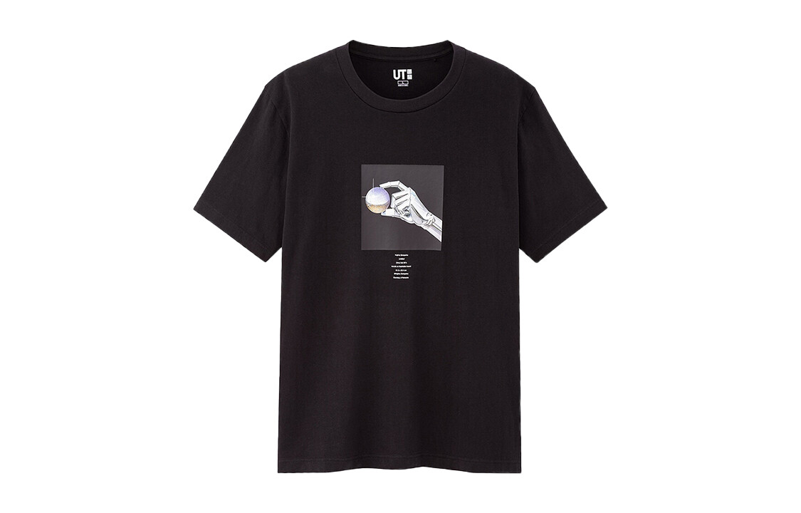 

UNIQLO Футболка унисекс, цвет Black