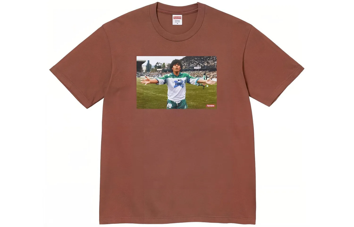 Футболка Maradona SS24 Supreme, Brown/Brown