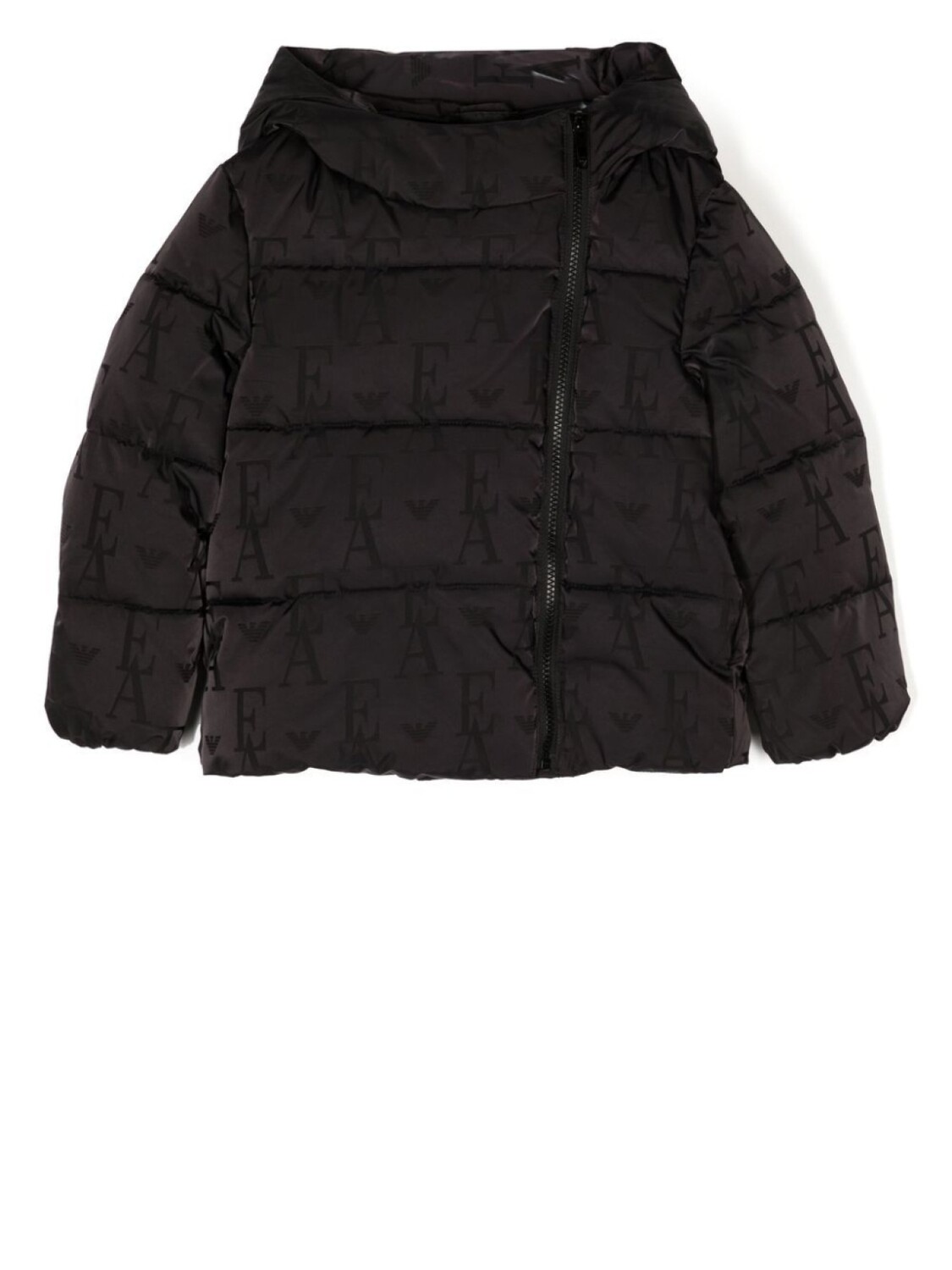 

Emporio Armani padded zip-up jacket, черный