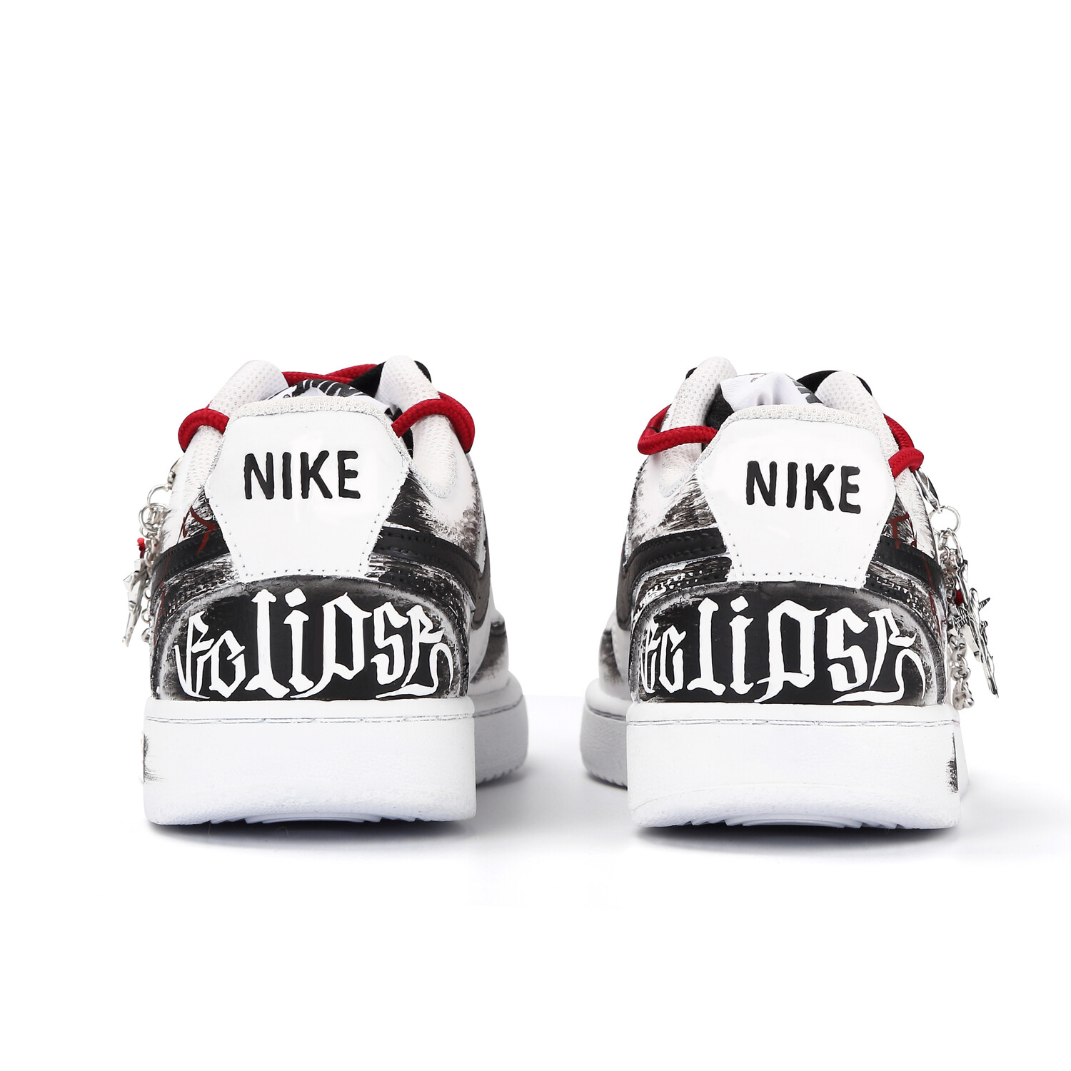 

Кроссовки Nike Court Vision 1 Skateboarding Shoes Unisex Low-top, черный