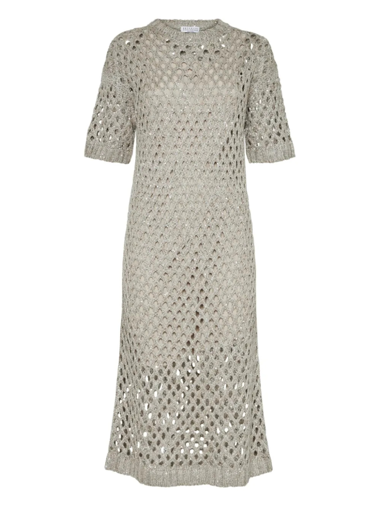 

Brunello Cucinelli платье миди Dazzling, нейтральный