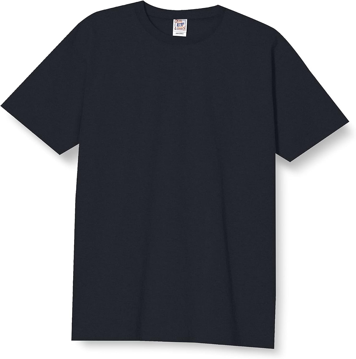 

Футболка с вышивкой крестиком OE1116, унисекс, для взрослых Cross & Stitch, темно-синий