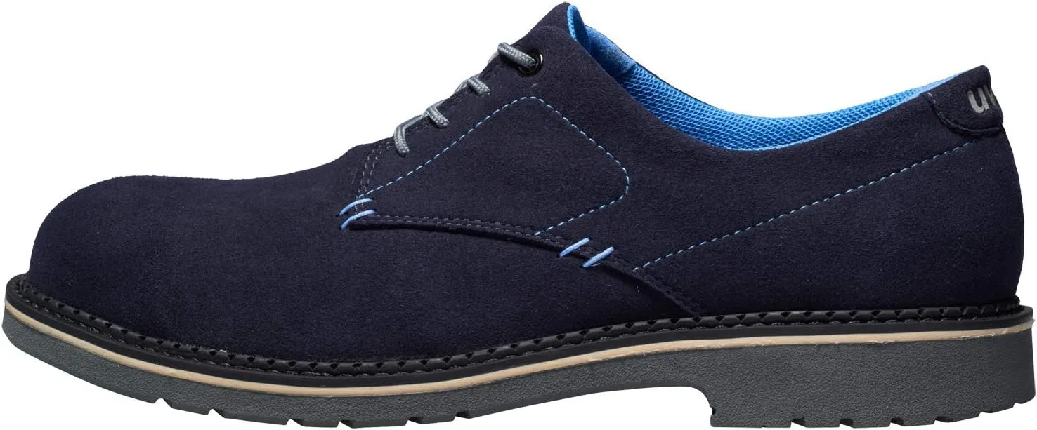 Защитные рабочие ботинки Uvex 1 Business Safety Shoes S3 SRC ESD - сине-серые — фото 3