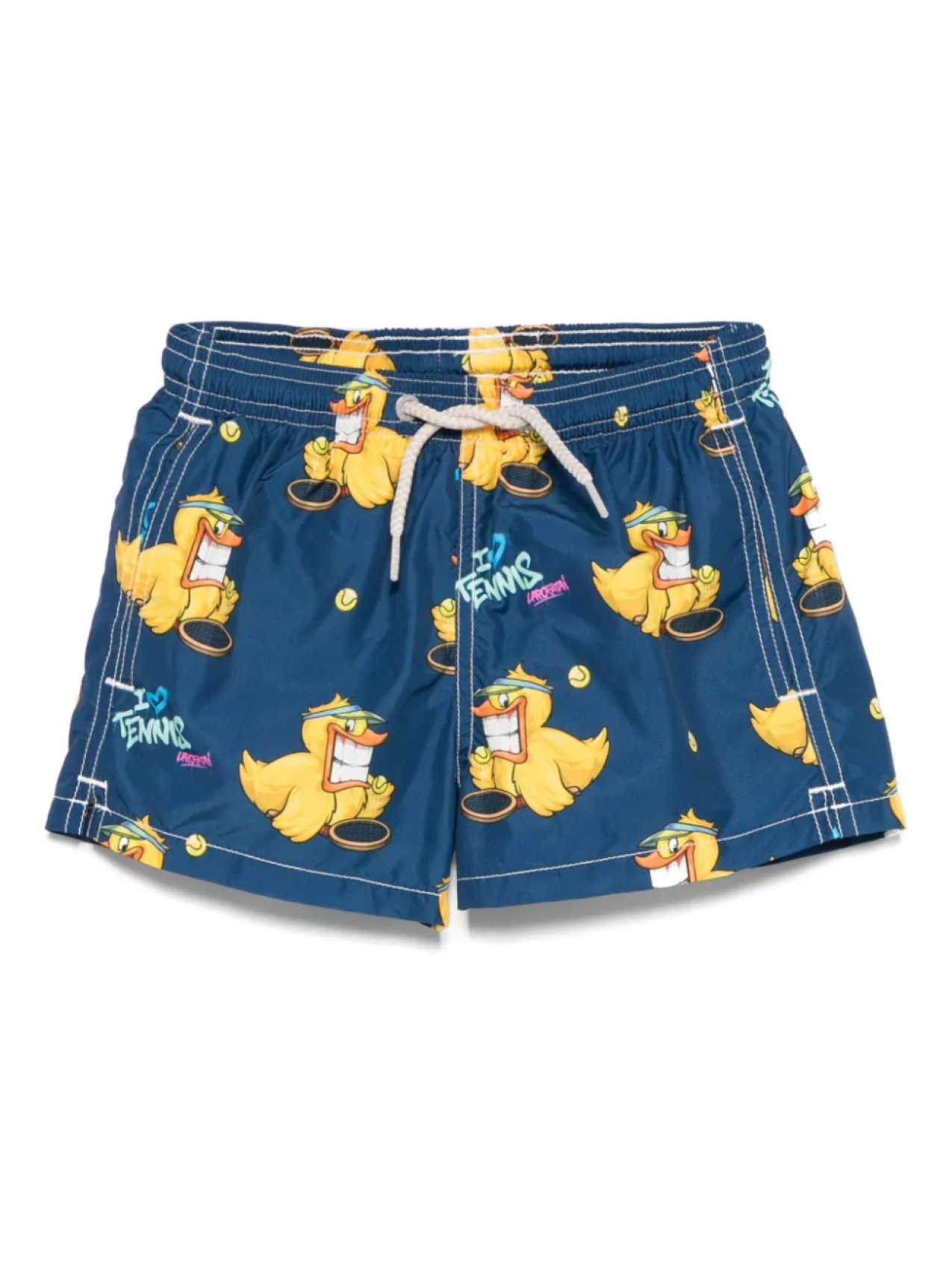 

Плавки-шорты Jeans Lighting из коллаборации с Cryptopuppets MC2 Saint Barth Kids, синий