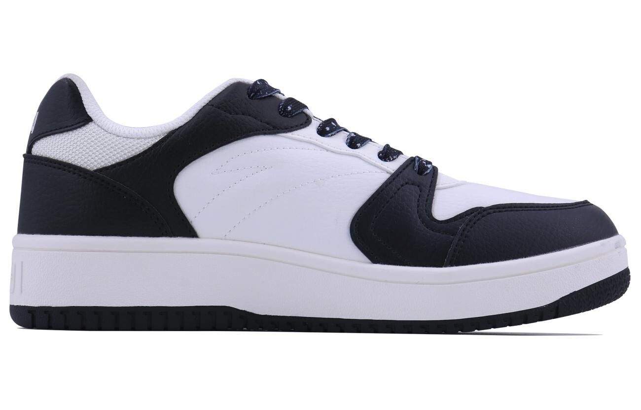 Кроссовки ANTA Skateboarding Shoes Men Low-top Black, белый — фото 3