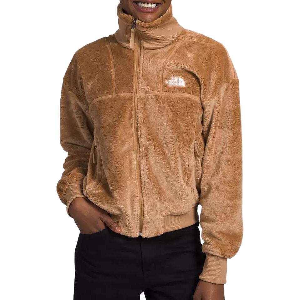 

Luxe Osito Полная Молния Бархатистое Пальто Женское Миндальное Тесто THE NORTH FACE
