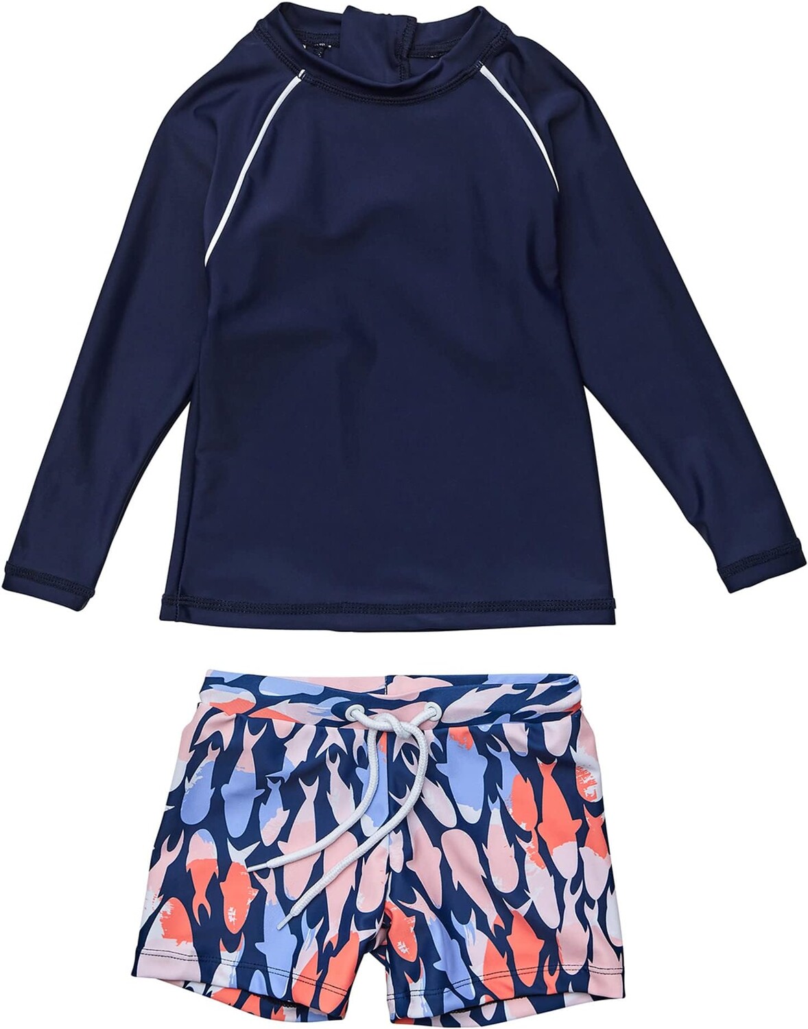 

Плавки Snapper Rock Fish Frenzy Long Sleeve Swim Set, темно-синий