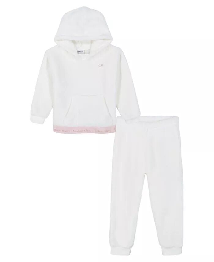 

Детский спортивный костюм Sherpa с логотипом и отделкой Calvin Klein
