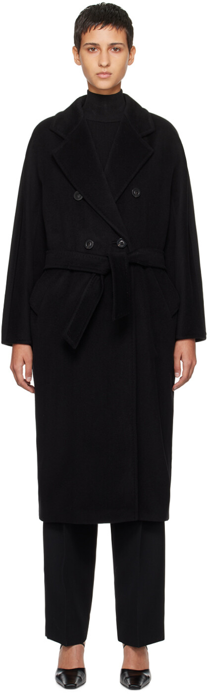 

Черное пальто «Мадам» Max Mara