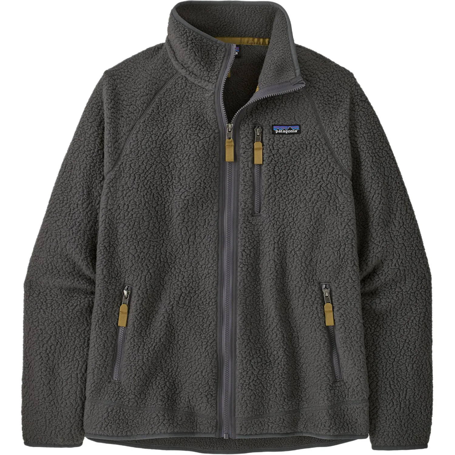 Флисовая куртка Patagonia, Forge Gray/FGE (Yellow Zipper)