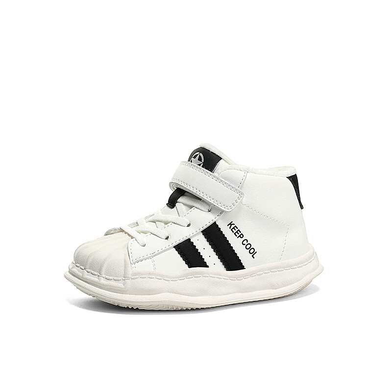 Детские кроссовки для скейтбординга Kids Low-top Белые/черные Jeep, слоновая кость/черный — фото 2