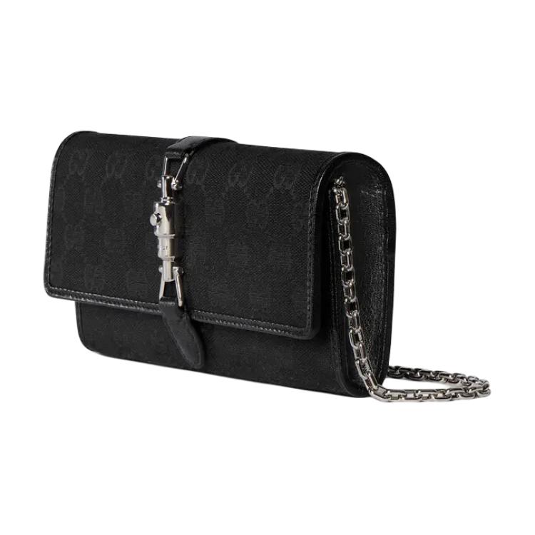 GUCCI Кошелек Jackie 1961 GG Canvas Women's Black — фото 2