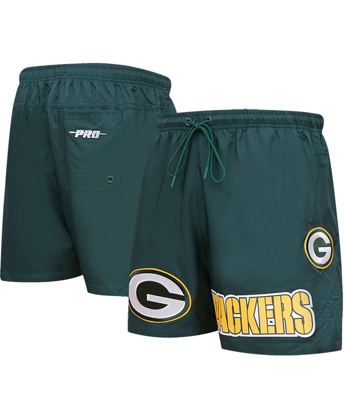 

Мужские зеленые тканые шорты Green Bay Packers Pro Standard