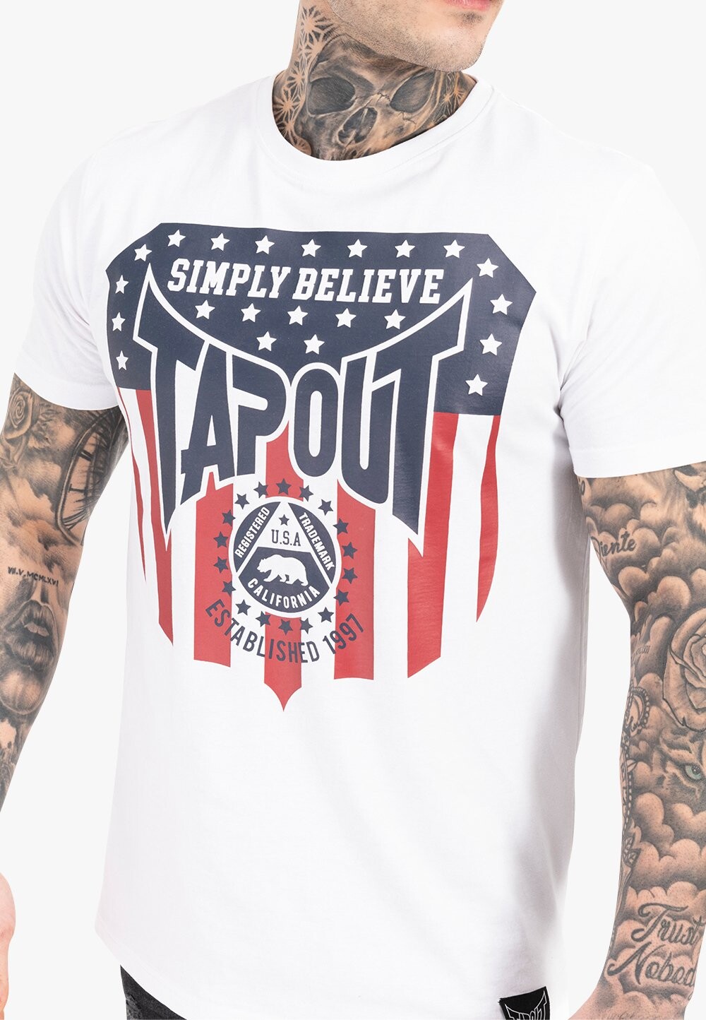 

Футболки с принтом NORMALE PASSFORM TAPERICANO Tapout, белый