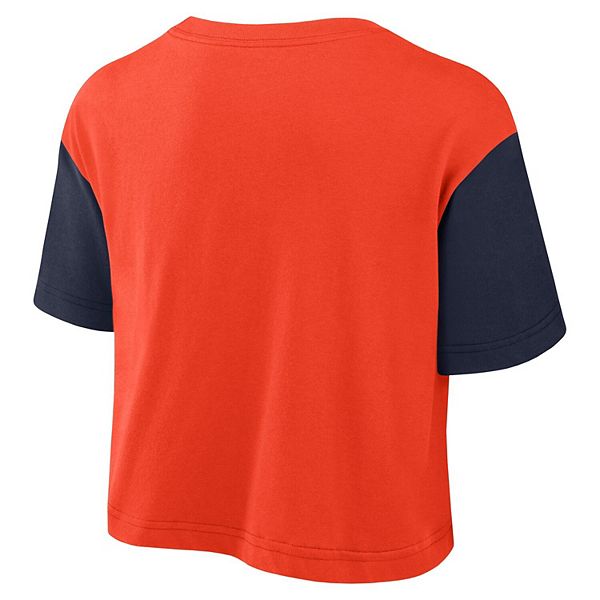 Женская оранжево-синяя футболка Auburn Tigers с принтом и технологией Dri-FIT Nike — фото 4