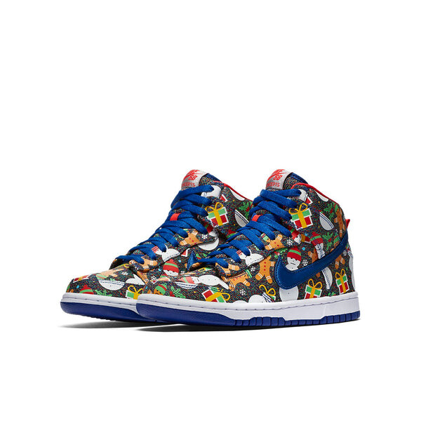 Кроссовки x concept sb dunk pro высокие Nike, синий — фото 4