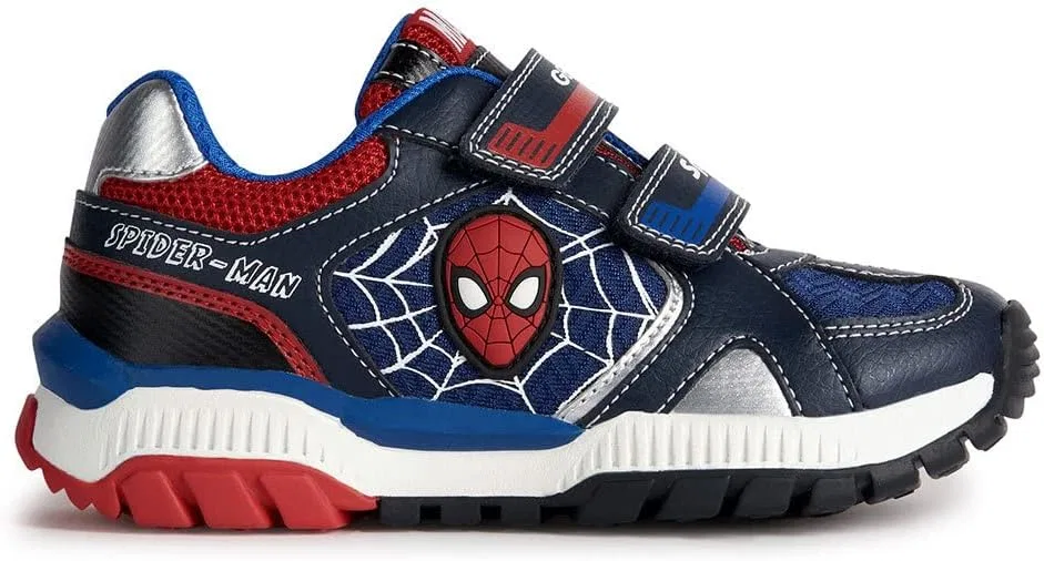 Кроссовки Geox Boys' J Tuono Boy Trainers, Navy Red — фото 4