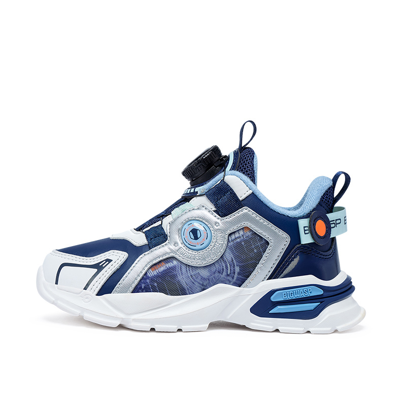 

Mecha Collection Slip Resistant Abrasion Resistant Kids Lifestyle Shoes Kids' BIG WASP, starry синий[winter fleece-lined thick cotton]