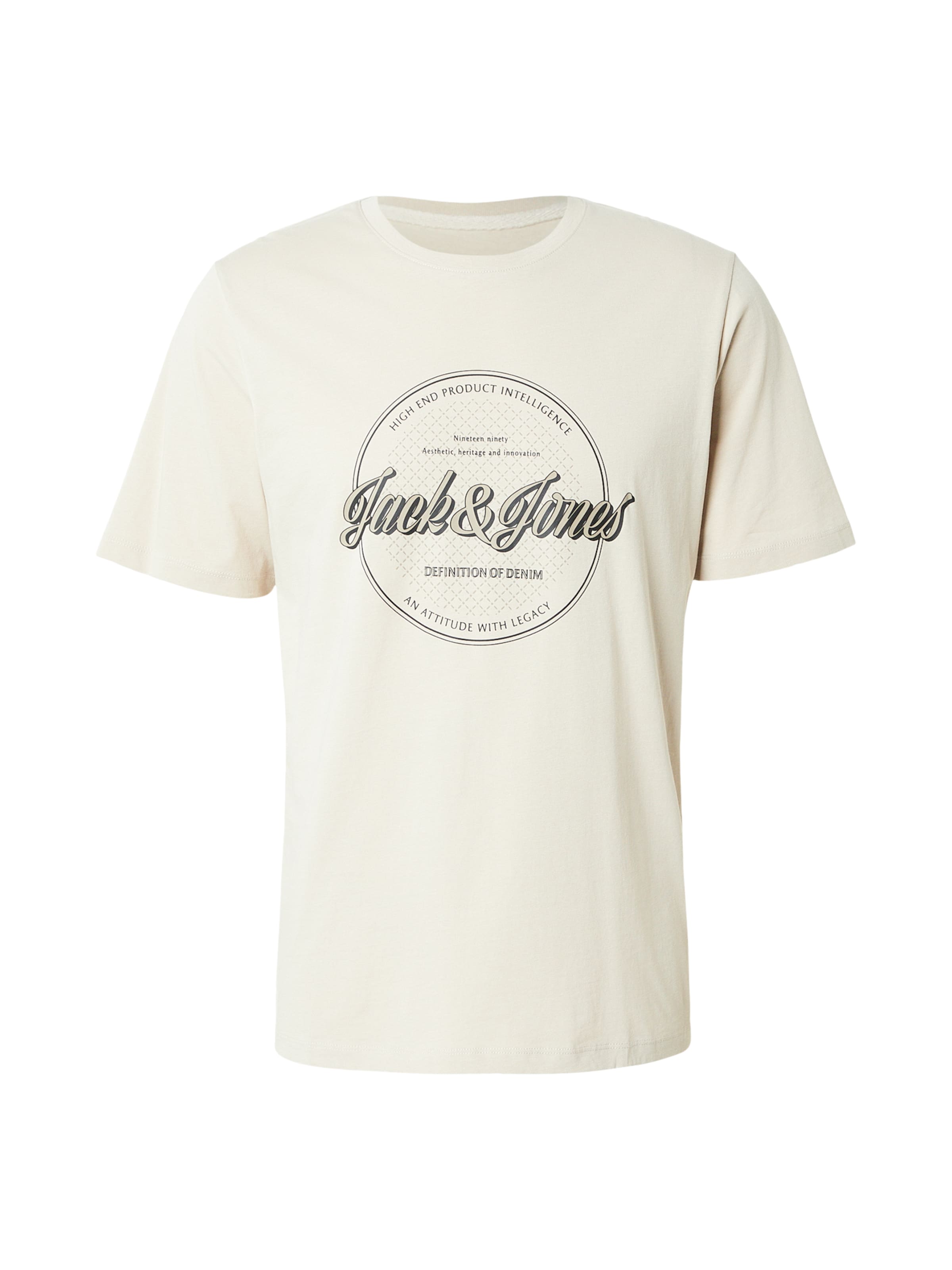 

JACK & JONES Футболка 'JJEDOVER' в светло-бежевом цвете